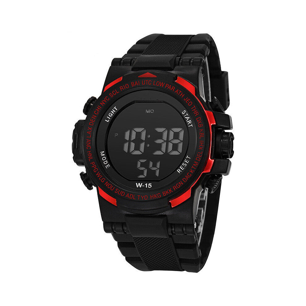 Watch Men Waterproof Electronic Watch 50M Outdoor Sports Men Watch Couple Men's Multi-Functional LED Watches
