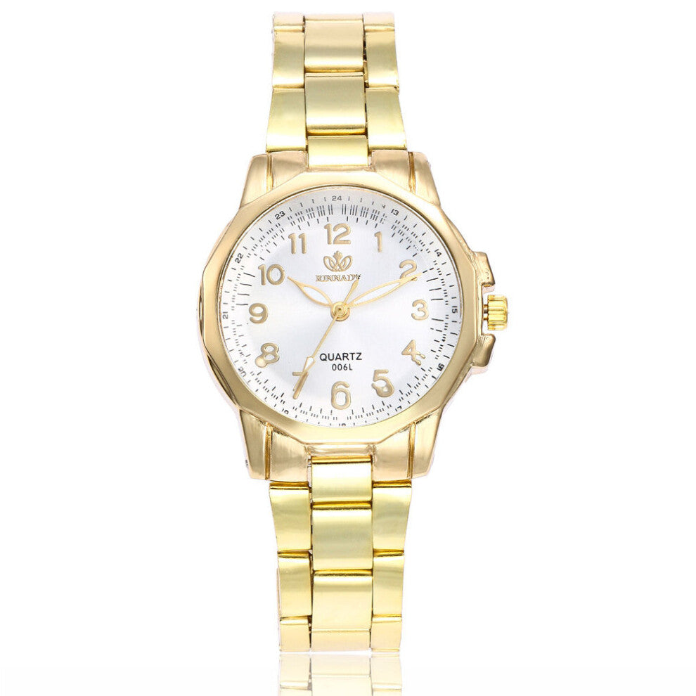 Quartz Round Wrist Watch Stainless Steel Band Analog Women Watches ???? ??????? ???? ??????? ???????? montre femme
