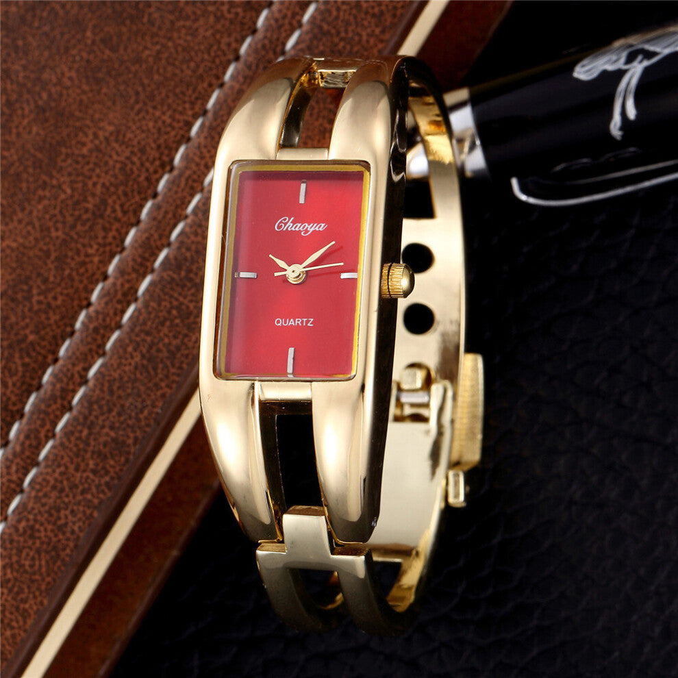 Metal Women Watches Girl Bracelet Vintage Stainless Steel Bangle Quartz Female Clock Watch