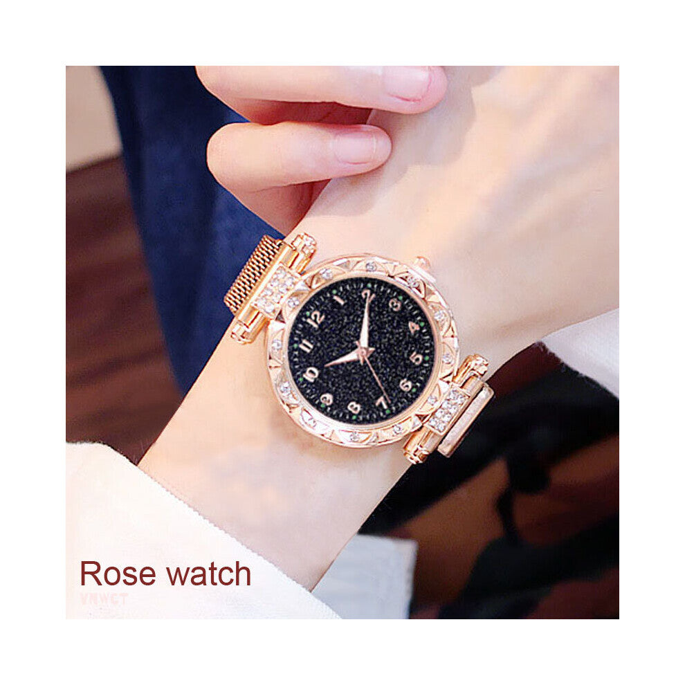 Women Watches bracelet Ladies Starry Sky Magnetic Watch Casual Rhinestone Wristwatch Lady clock relogio feminino