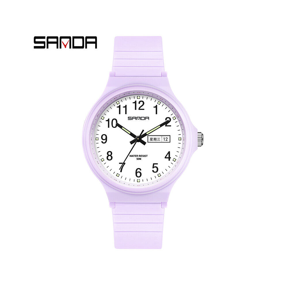 Sanda Top Women Quartz Watches Minimalism Style Ladies Wristwatch Waterproof Watch Clock Reloj