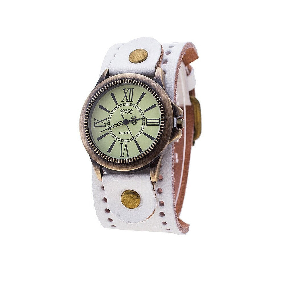 Leather Vintage watch Men Watches Strap 3 weeks Clock Digital wristwatches Lover Gift Quartz Watch Relogio masculino