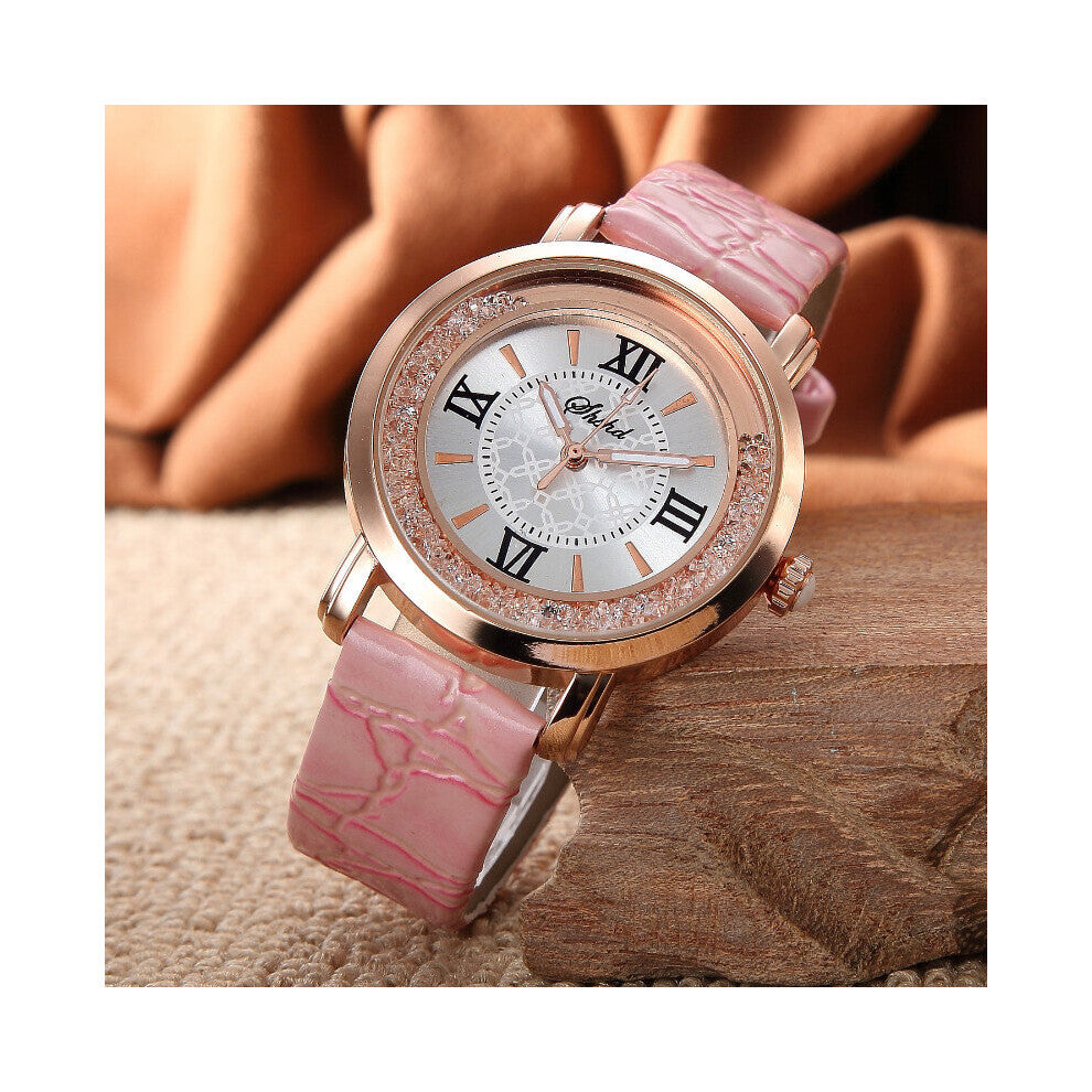Women's Temperament Rhinestone Quartz Wrist Watches
