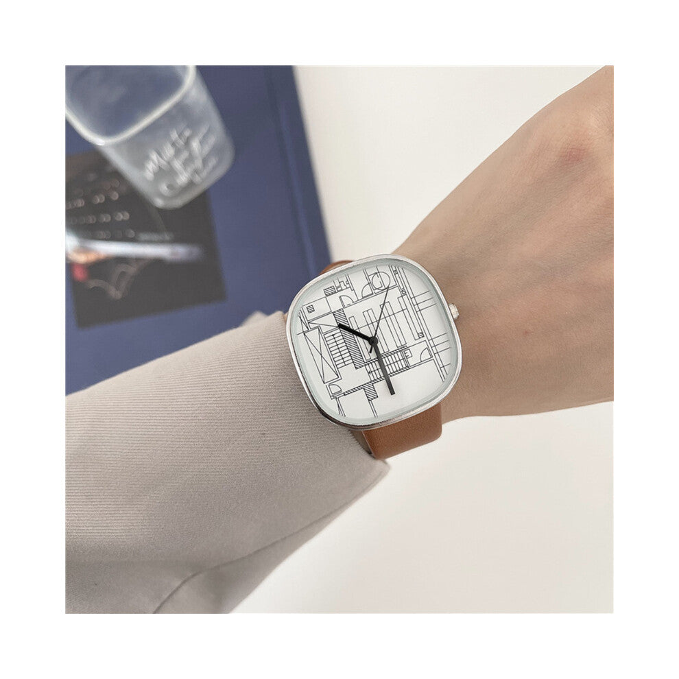 Women Watches Art Ladies Watch Casual Quartz Wrist Watches Resin Watchband Watches for Women Female Gift