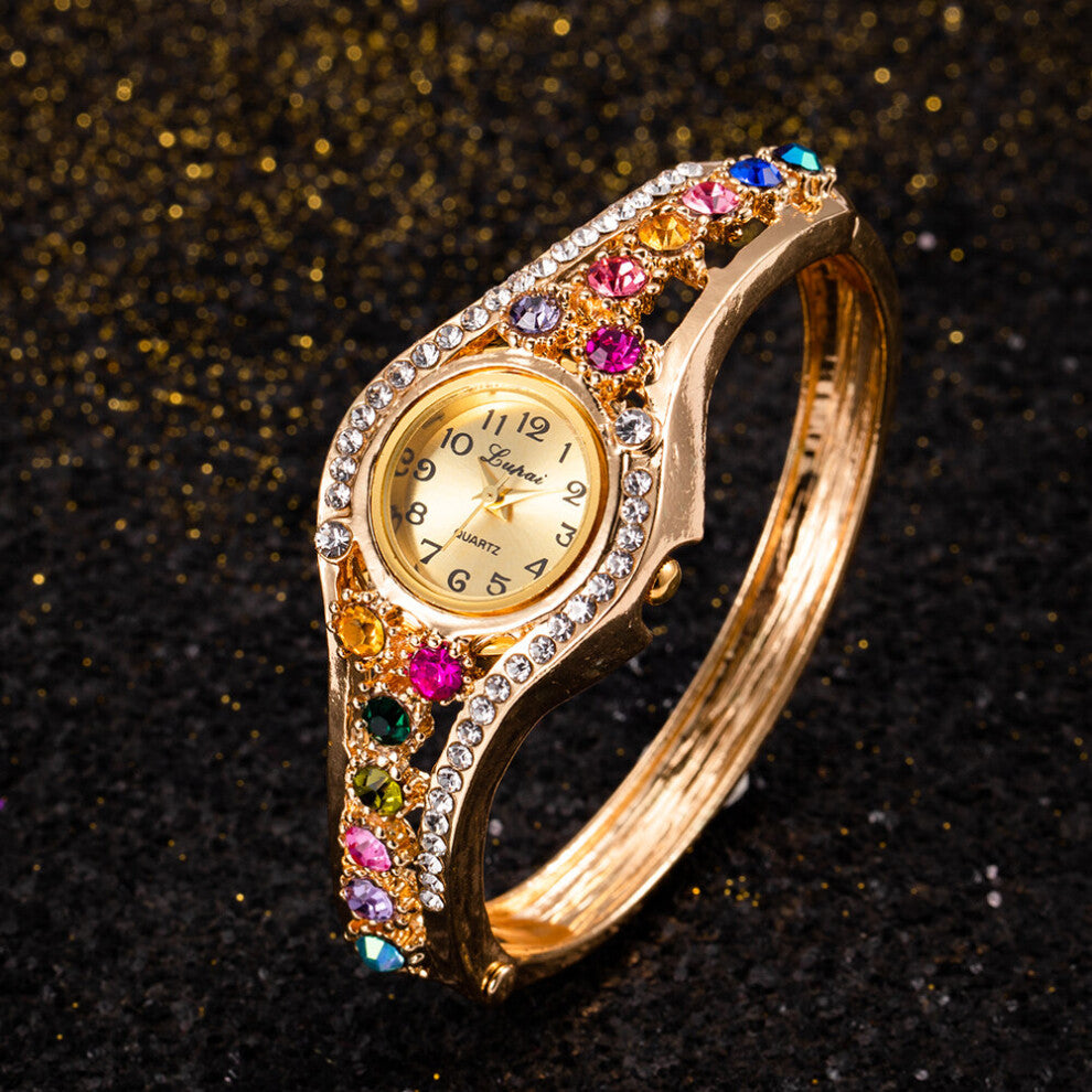 Rhinestone Watches for Women Small Dial Stainless Steel Quartz Wristwatch Eleghant Feamle Bracelet montre femme