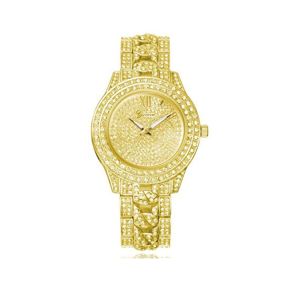 Watches Women Stainless Steel Quartz Watch Clocks Diamond Watches Casual Relogio Feminino Rhinestone Bracelet Wristwatch
