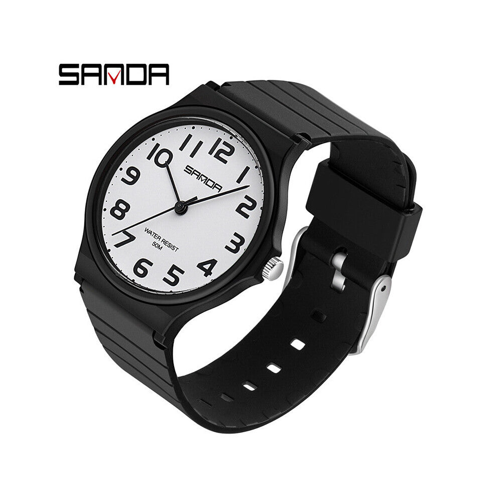 SANDA Watches Women Ladies Quartz Wristwatches 5BAR Waterproof Style Dial Girl Grace Clock Relogio Feminino