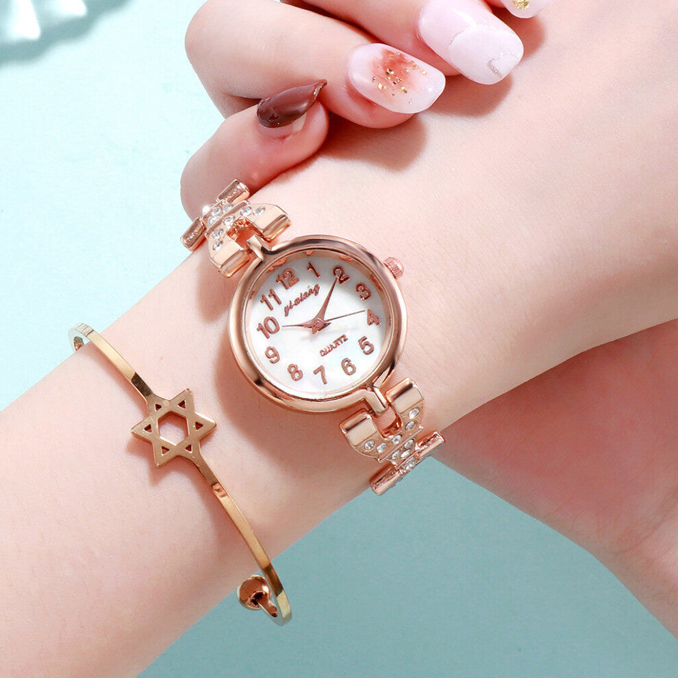 Dial Inlaid With Stainless Steel Wristwatch For Women's Quartz Watch Mens Large Face Watches