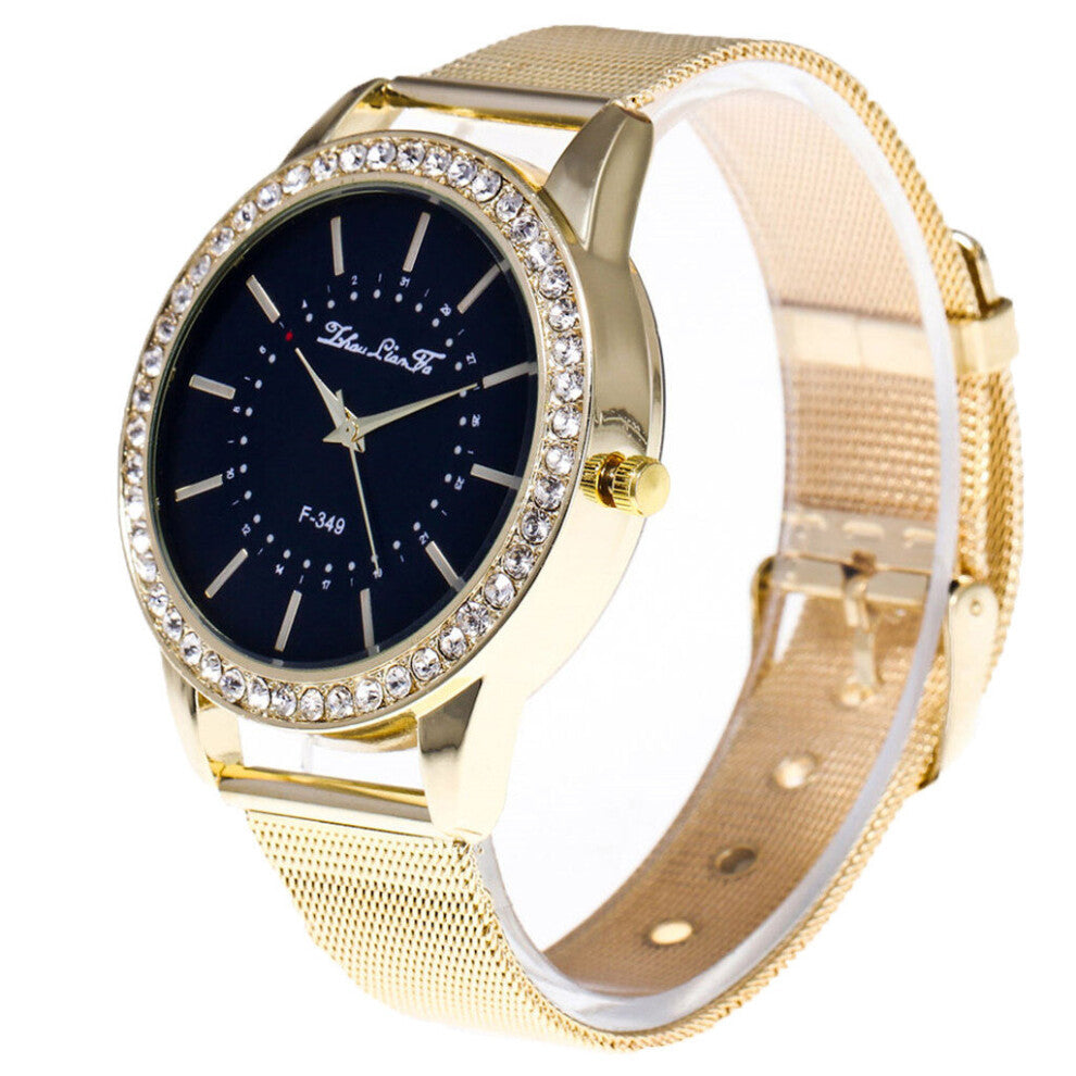 Casual Watch Mesh Glass Ladies Quartz Mirror With Surface Watch Watches Quartz Ladies Feminino Relogio #40