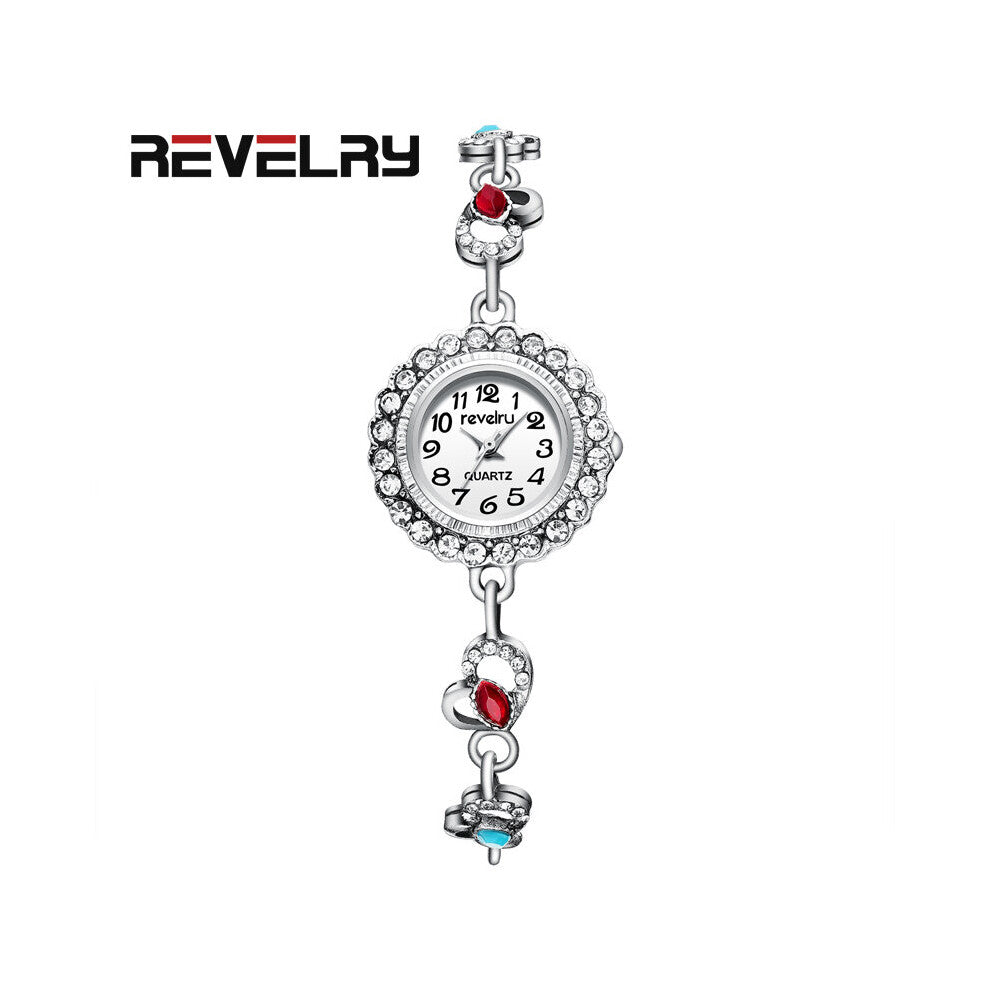 Antique Quartz Watch Women Ladies Wrist Watches Gift Top Diamond Bracelet Clock Relogio Feminino