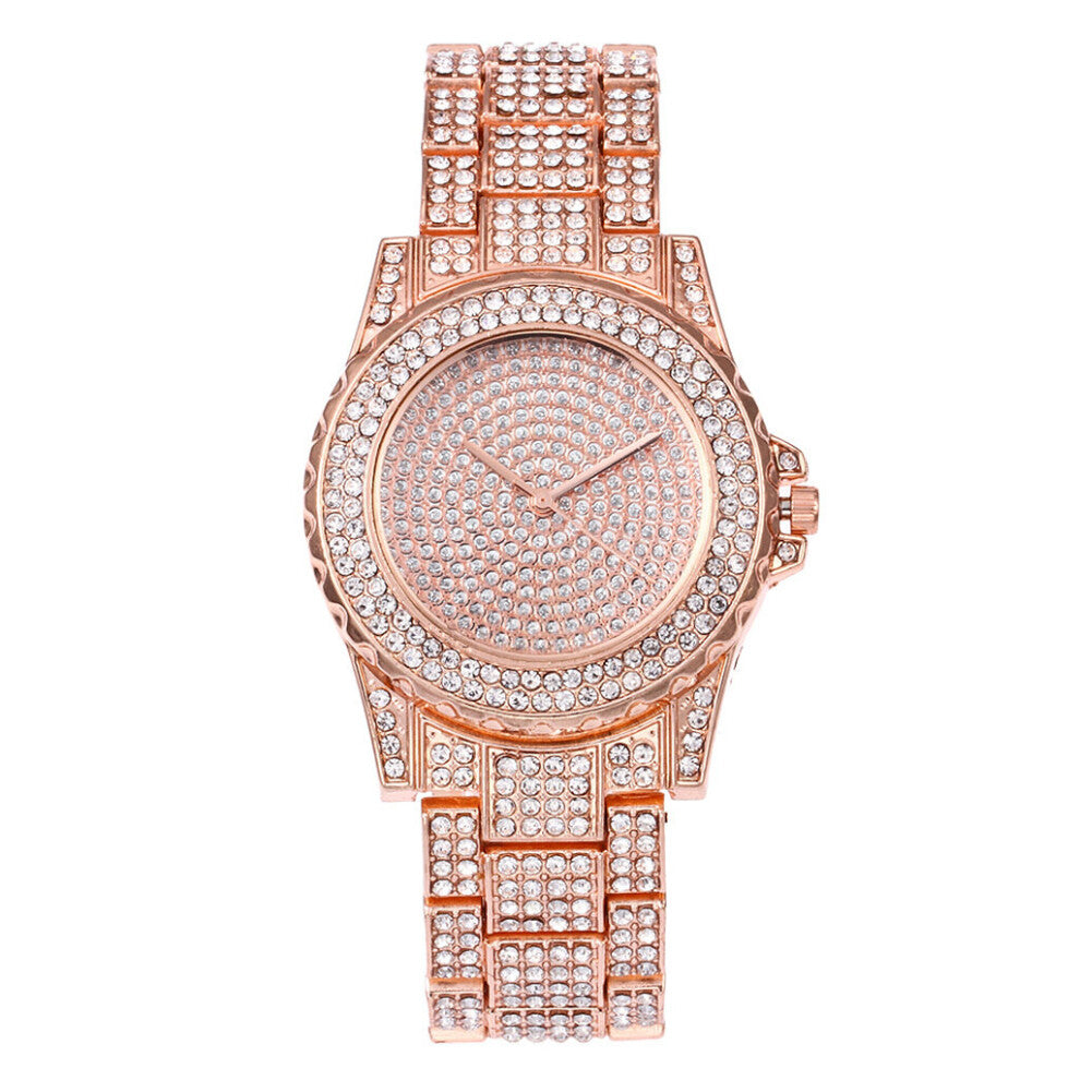Arrival Full Rhinestone Women Quartz Watches Casual Stainless Steel Relogio Feminino Montre Femme Relojes Saat