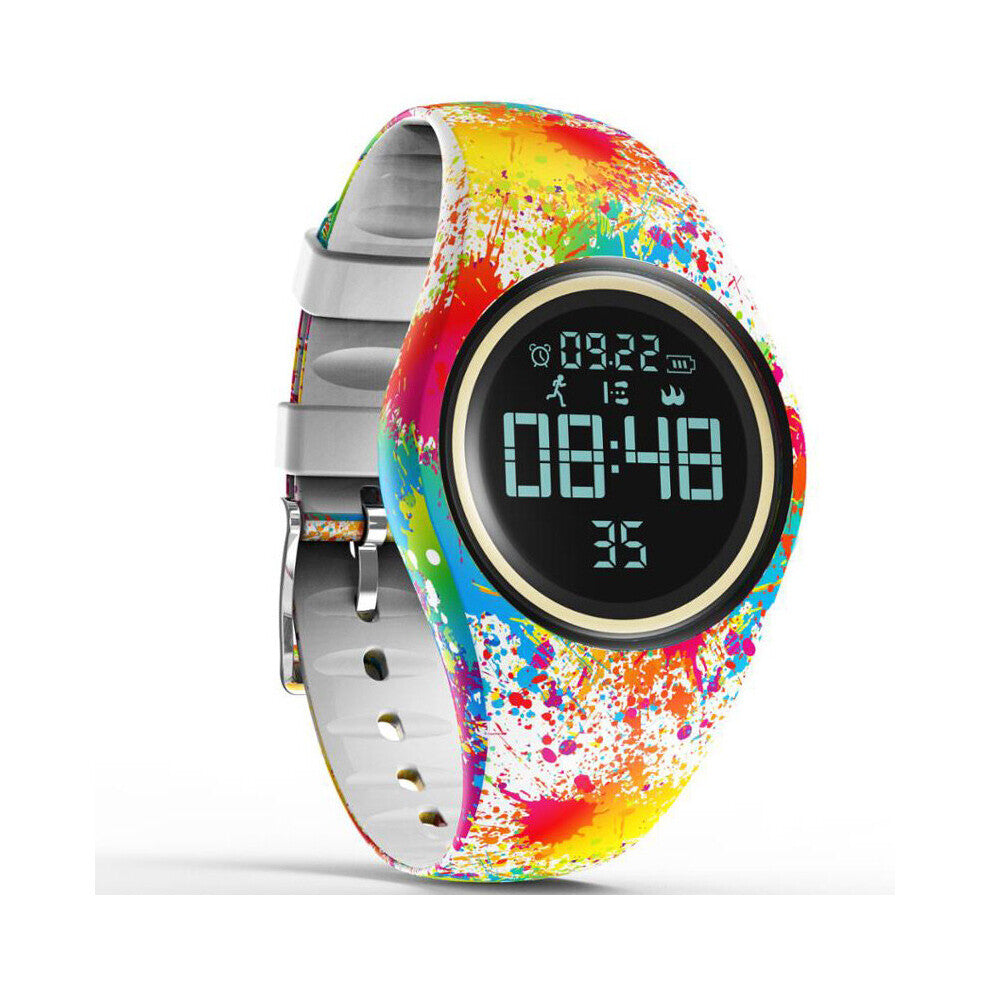Waterproof Digital Smart Sports Women Watch Pedometer Monitor Calorie Intelligent Motion Fitness Watches Fitness Creative Clock