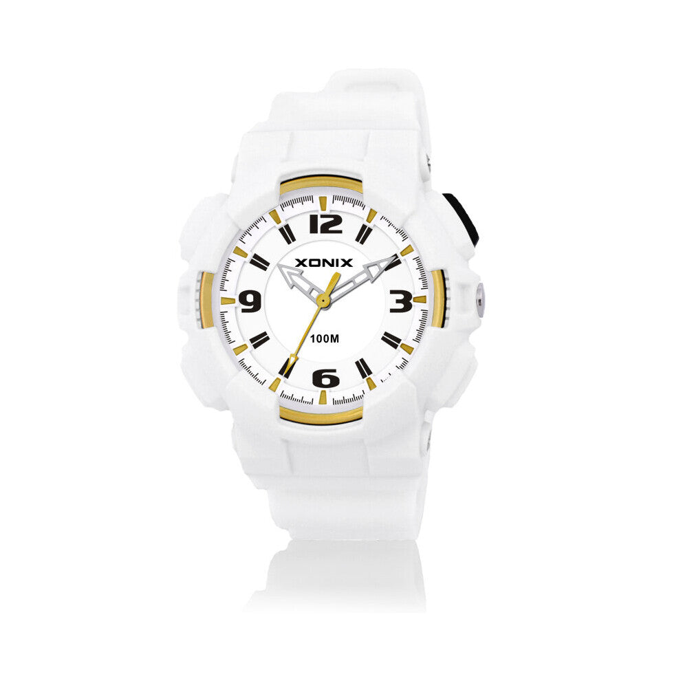 GOLDEN Sports Waterproof 100m Swimming Diving Silicone Straps Quartz Movement 2035 Watch in Boxes OA