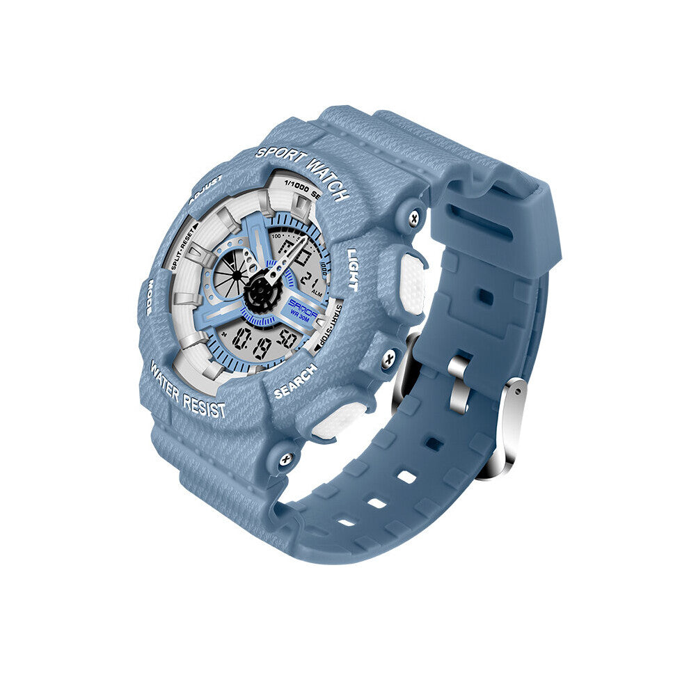 Sanda Women Sports Watches Multifunction Quartz Clock Analog Digital Waterproof Ladies Relogio Feminino