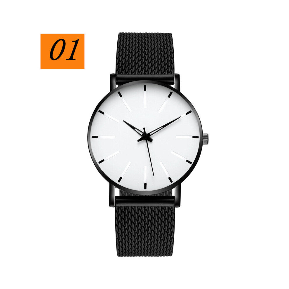 Stainless Steel Sports Quartz Analog Wrist Watch Accessories