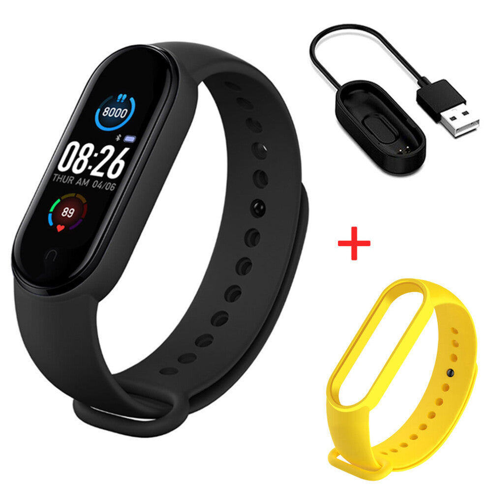 M5 Smart Band Men Women Watch Heart Rate Blood Pressure Sleep Monitor Pedometer Bluetooth-compatible Connection for IOS Android