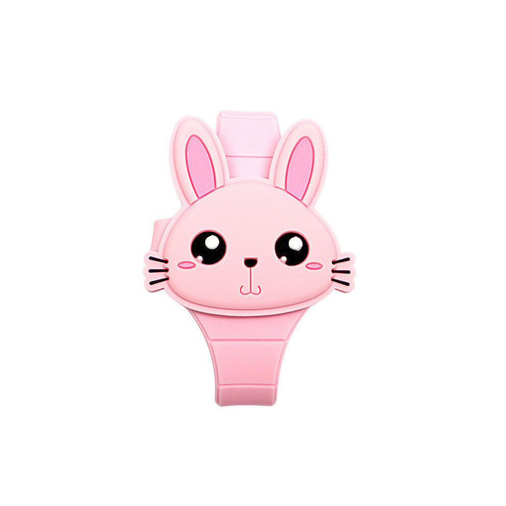 Kids Watches Children Rabbit Cartoon LED Electronic Watch Boys and Girls Silicone Toy Wrist Watches Relogio Infantil