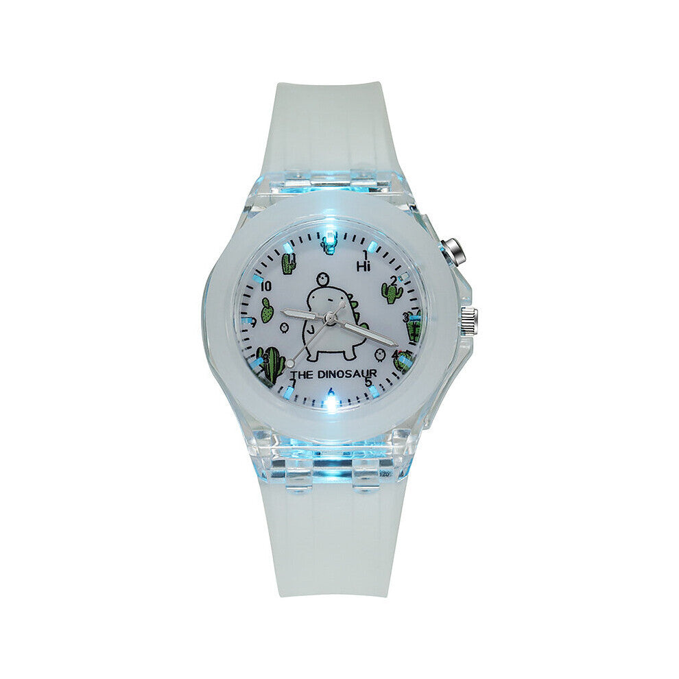 Dinosaur Children Watches with Light Silicone Strap Waterproof Kids Quartz Watch Schoold Student Wrist Relogio Infantil