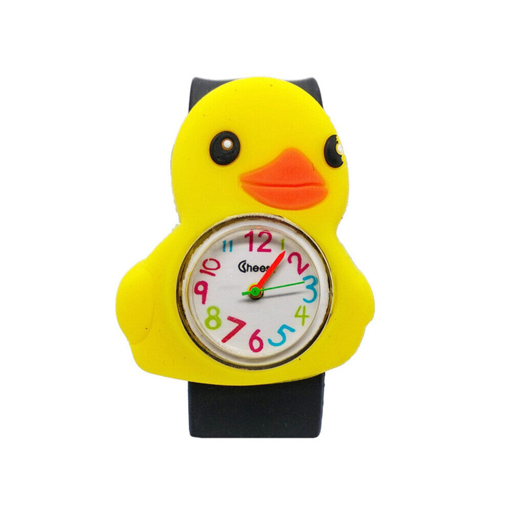 Children's Watches Cartoon Toys Baby Birthday Gift 14 animals Patted Wrist Time Clock Kids Watches Silicone Child Quartz Watch