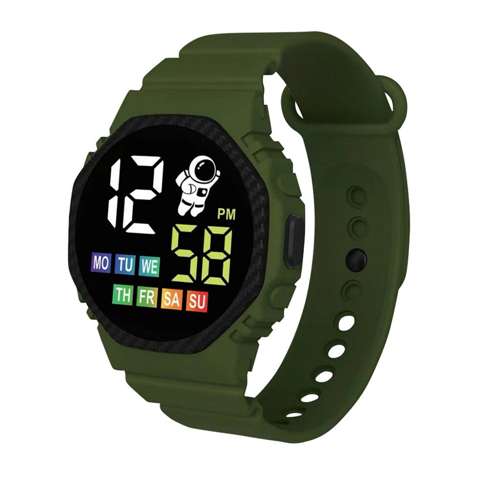 Kids Watch Electronic LED Waterproof Student Sports Watches Multicolor Display Week Smartwatch For Children Cartoon Smart Watch