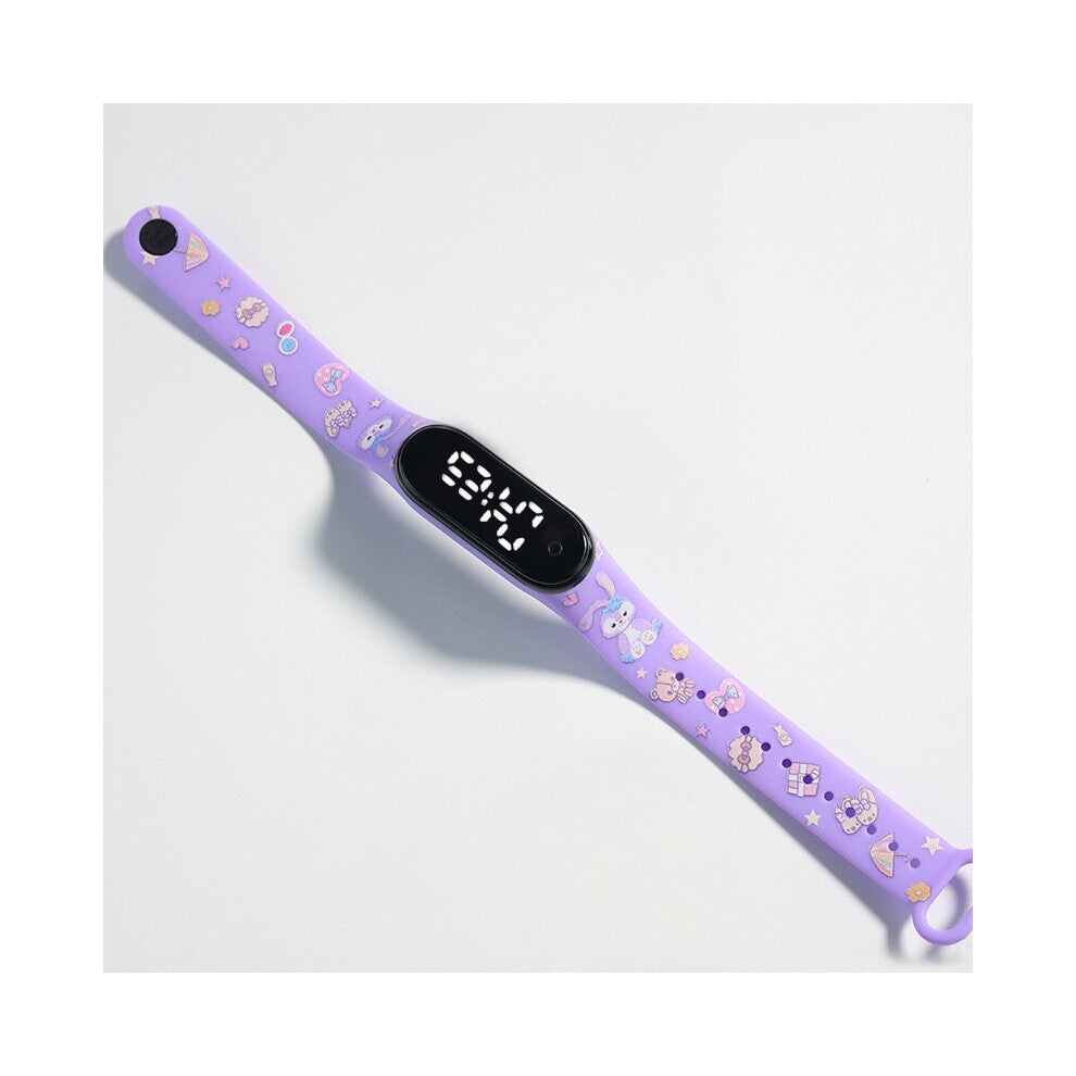 Colorful Cartoon LED Children Watches Women Silicone Strap Sport Bracelet Digital Kids Watch Girls ClockSchool reloj infantil