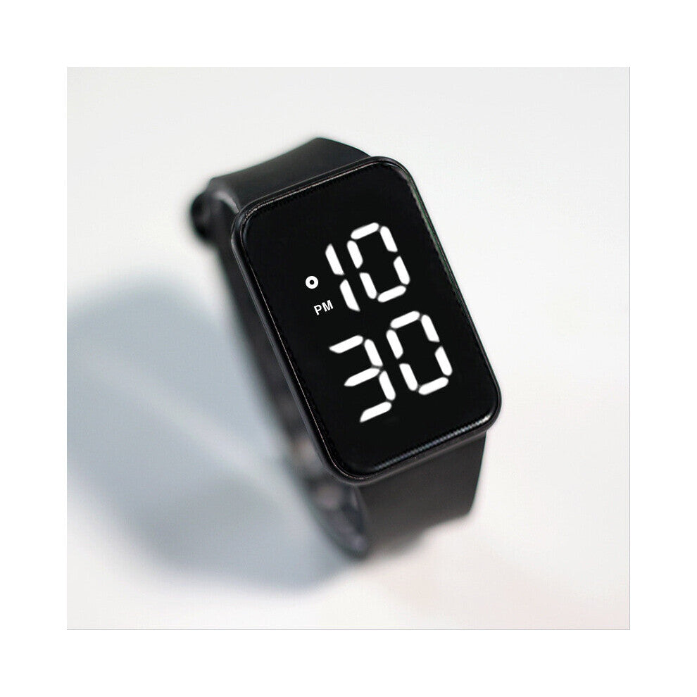 Square big Number touch screen LED Children Watch Grils Sports Student electronic watches Women Clock Gift relogio infantil