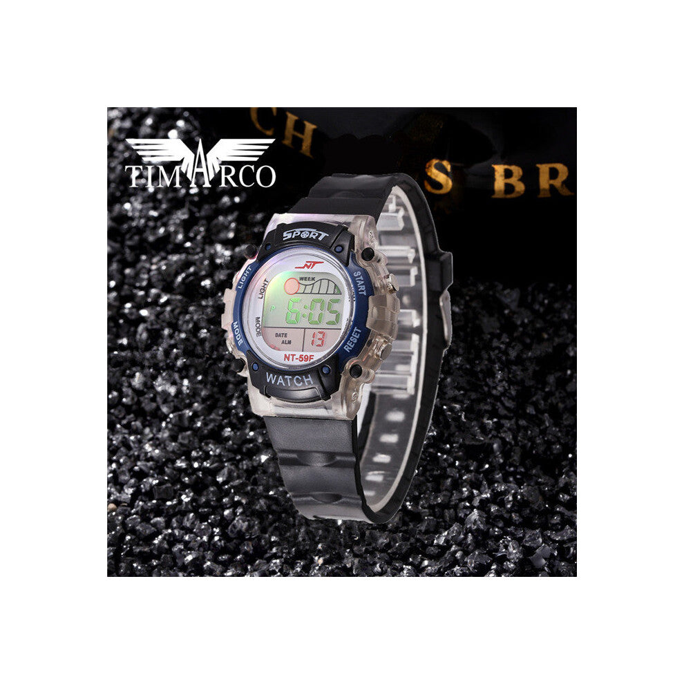 Sports LED Digital Kids Watch Waterproof Silicone Wristband Boy Girl Digital Clock relogio infantil