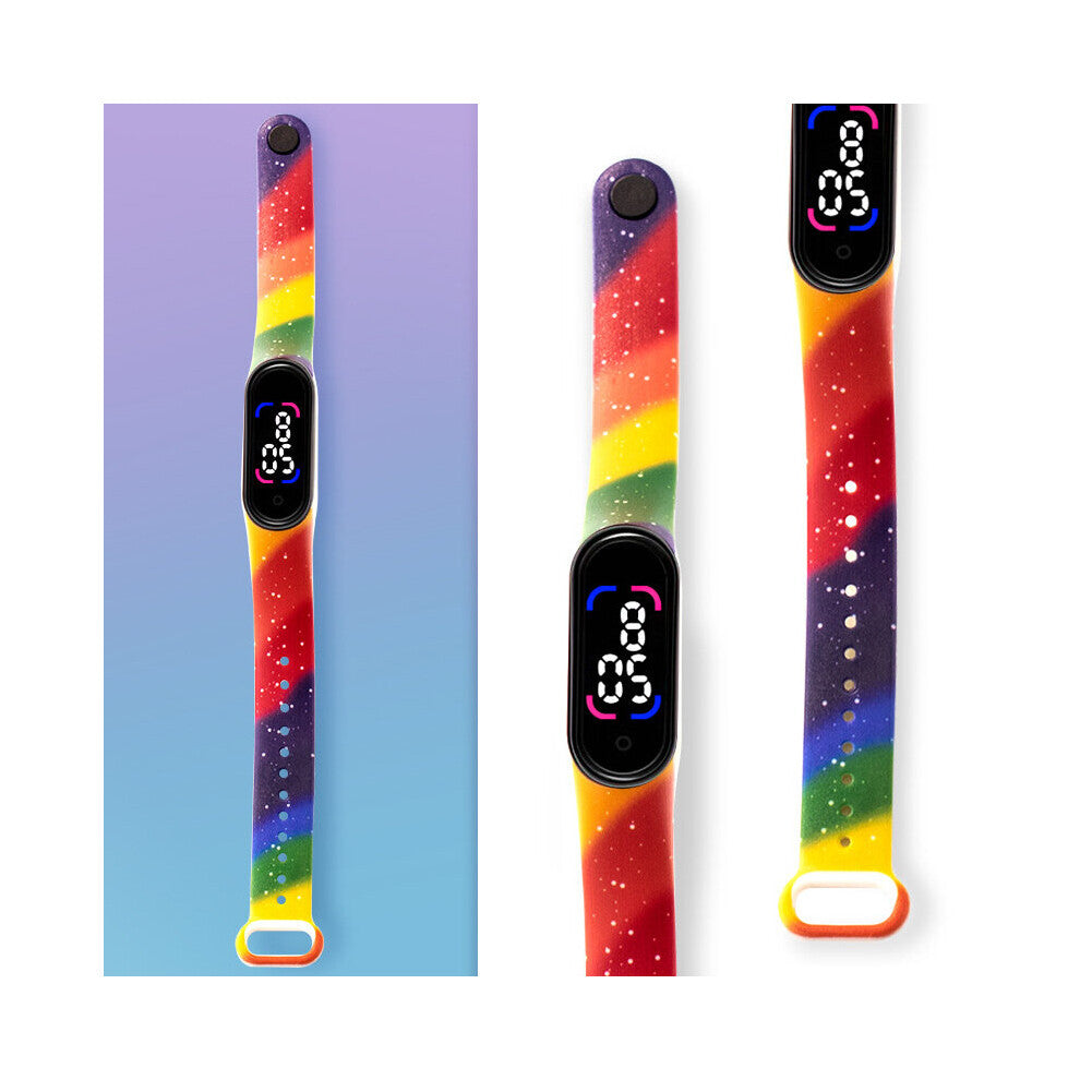 Colorful Digital Watches for Children Waterproof Electronic LED Wristwatch Casual Kids Bracelet Clock relogio infantil