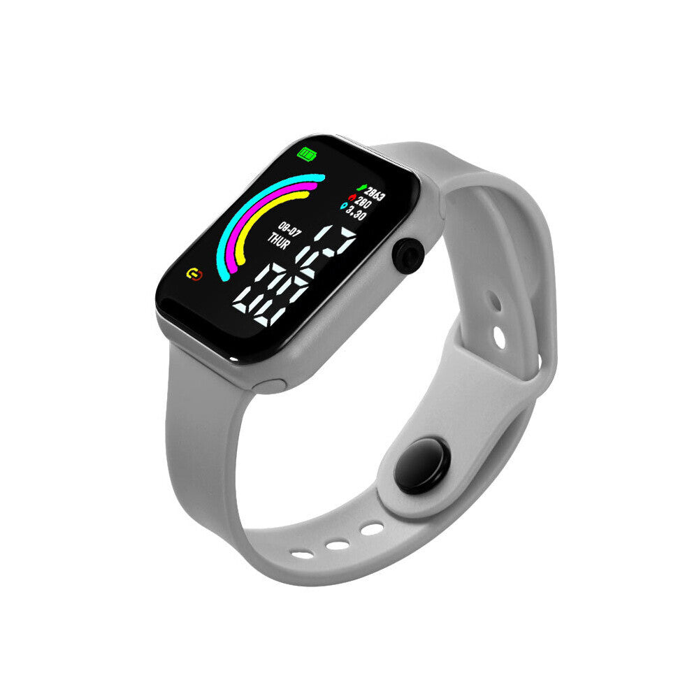 Waterproof Watch Fitness Sport LED Digital Electronics Watches for Children Boys Girls Students Silicone Watch watch for kids