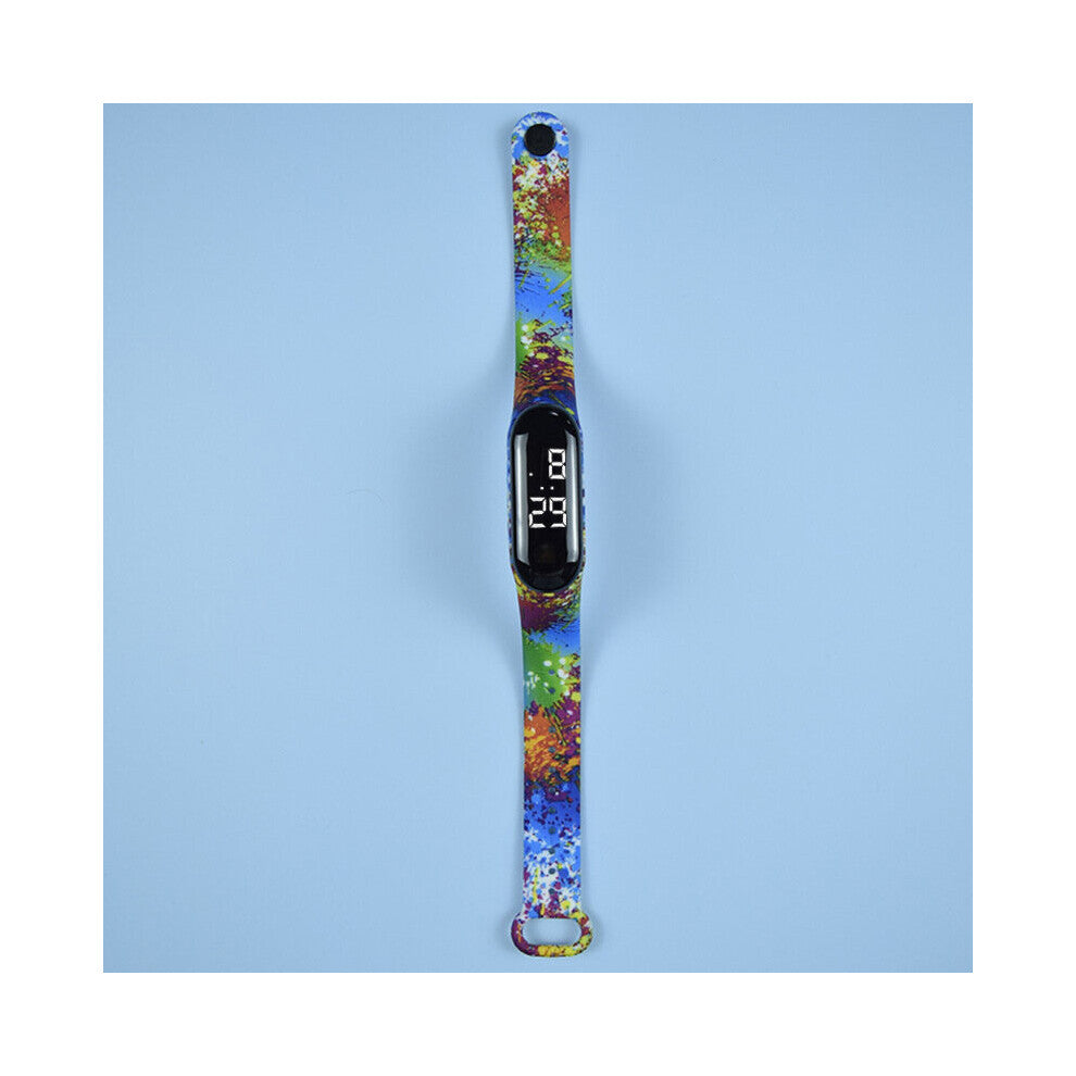 Young Mens Watches Waterproof Sport Silicone Band Watch Wristwatch Women Clock Electronics LED Pedometer Bracelet