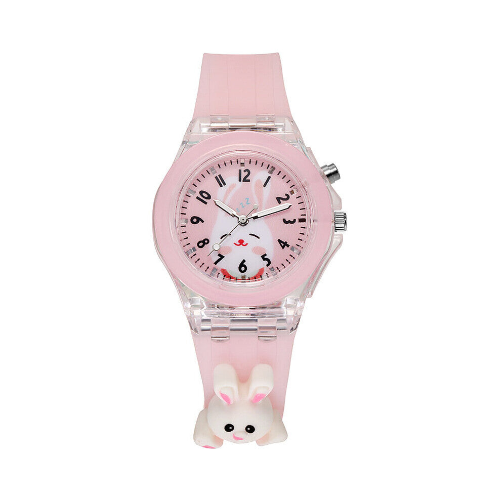 Watch for Children Stylish Kids Luminous Quartz Wristwatch Silicone Watchband Casual Boys Girls Clock relogio infantil