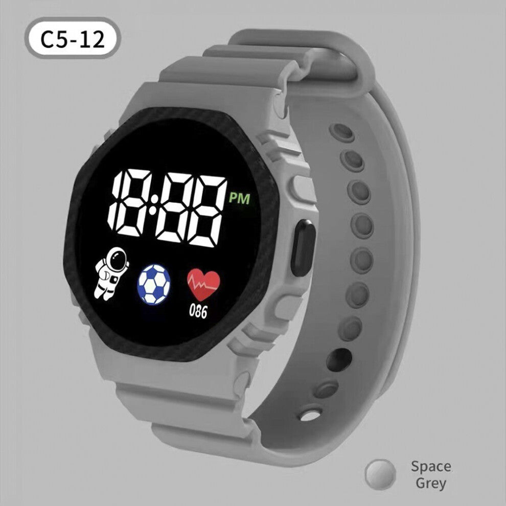 Sports Digital Wristwatches for Kids Waterproof Smart Children Watch LED Dial Watches Girls Boys Student Clock