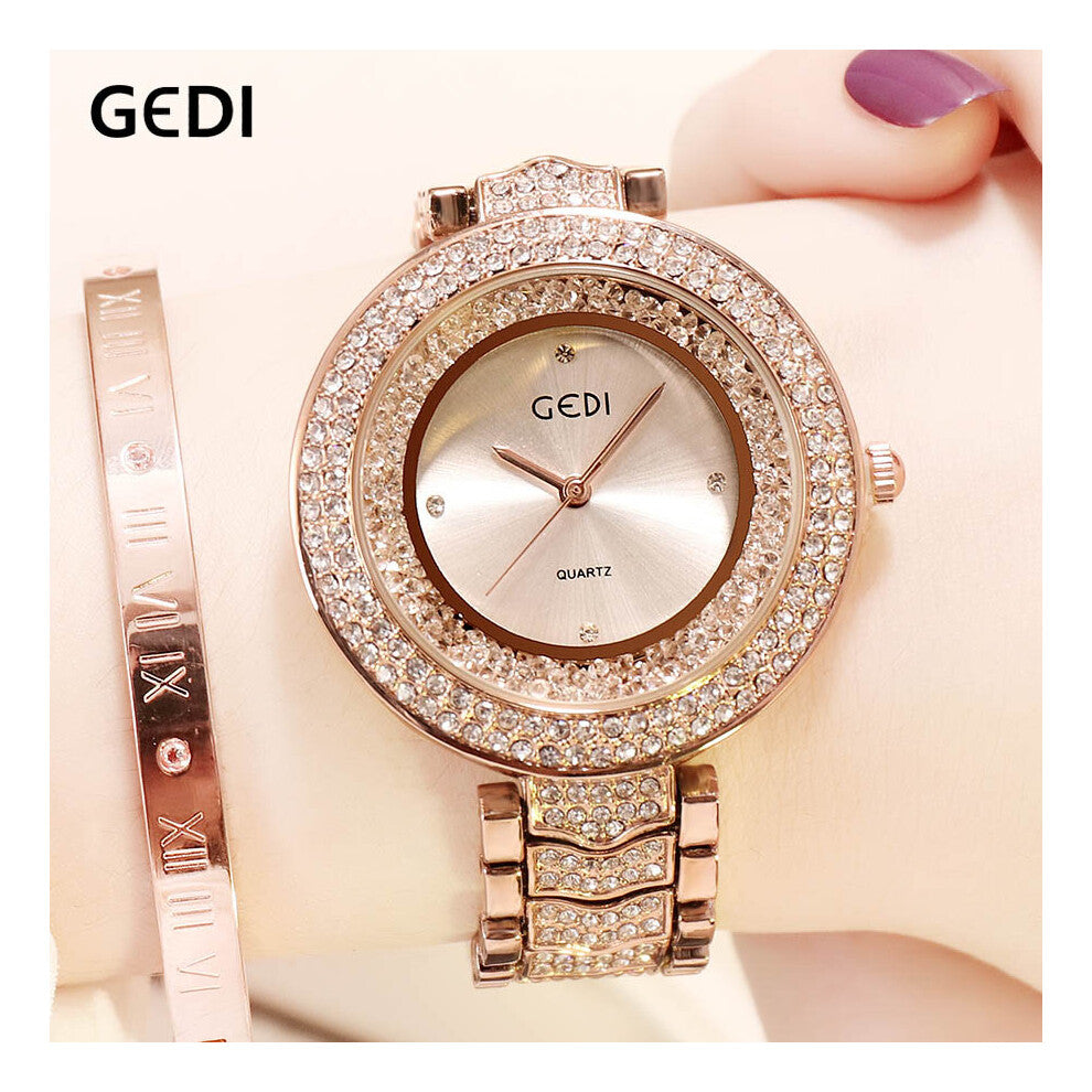 Reloj Femininosgedi Watch Women Top Rhinestoneladies Clock Women's Watchbracelet Female Wristwatch