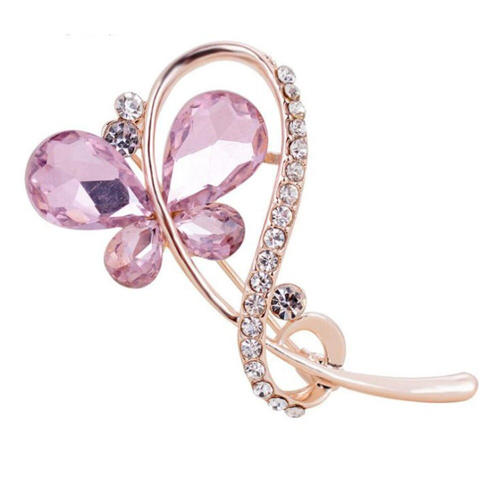 Creative Butterfly Brooch Modeling Ladies Brooch Decoration Alloy Brooch Clothing Accessories Coat Shirt