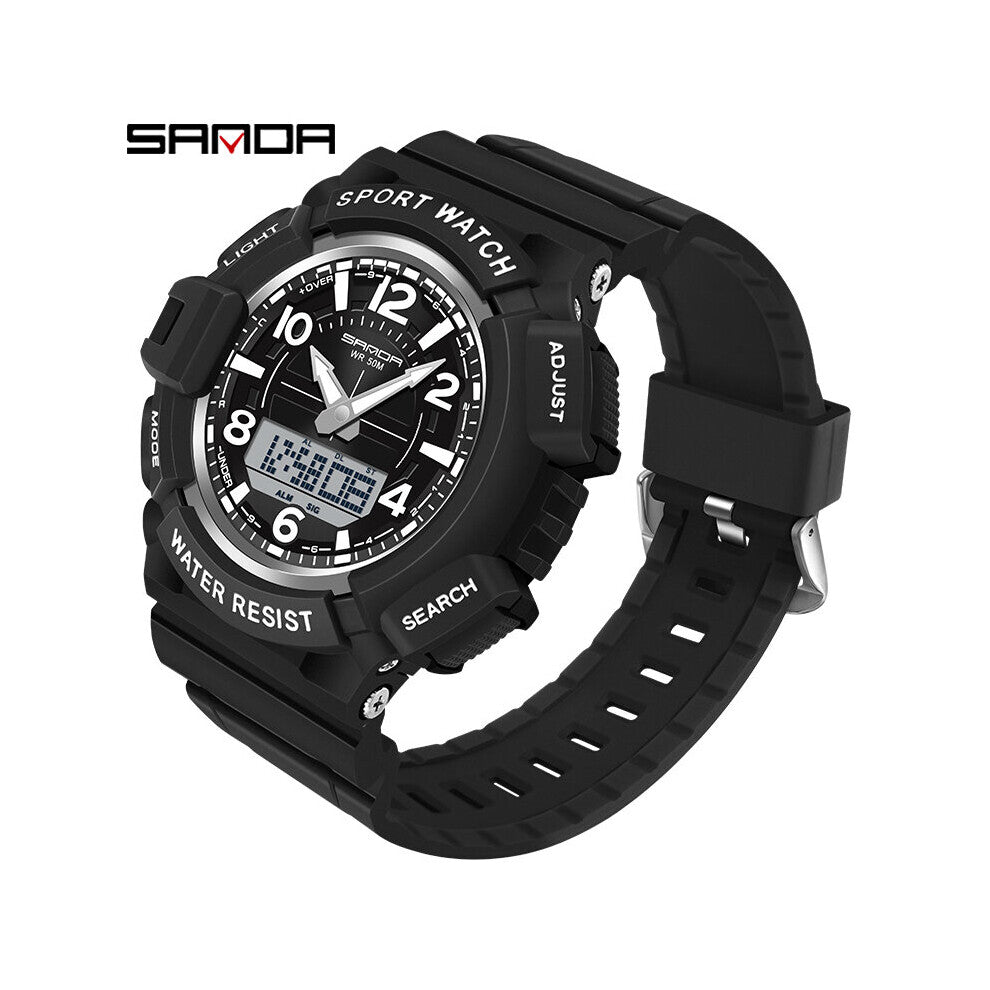 Men Watches Waterproof Military Outdoor Sports Man Wristwatch LED Alarm Clock Chronograph Multi-function Electronics Watch