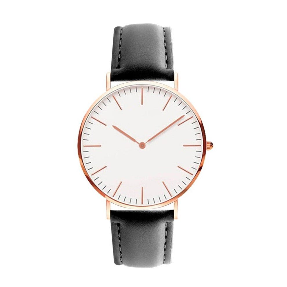 Men Watch Roman Numerals Blu-ray Faux Leather Band Quartz Analog Business Wrist Watch Sports Watches Relojes Para Hombre