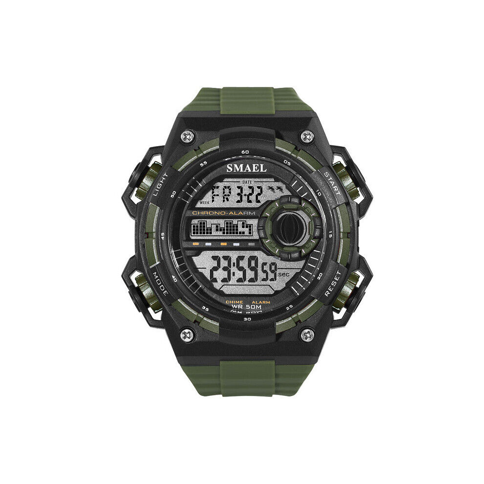Smae Men Digital Wristwatches Led Display Multifunction Chronograph Clock Outdoor Sports Watches Relogio Masculino