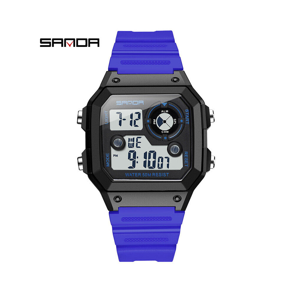 Military Digital Men's Watches Sports LED Display Alarm Clock Waterproof Watch Electronic Wristwatches Relogio Masculino