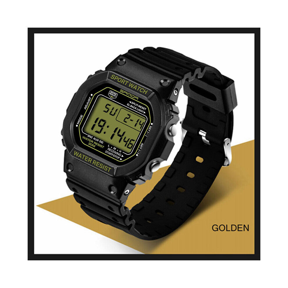 Men's Digital Watches Square LED Clock Male Waterproof Sports Watch For Men Military Wristwatch Relogio Masculino