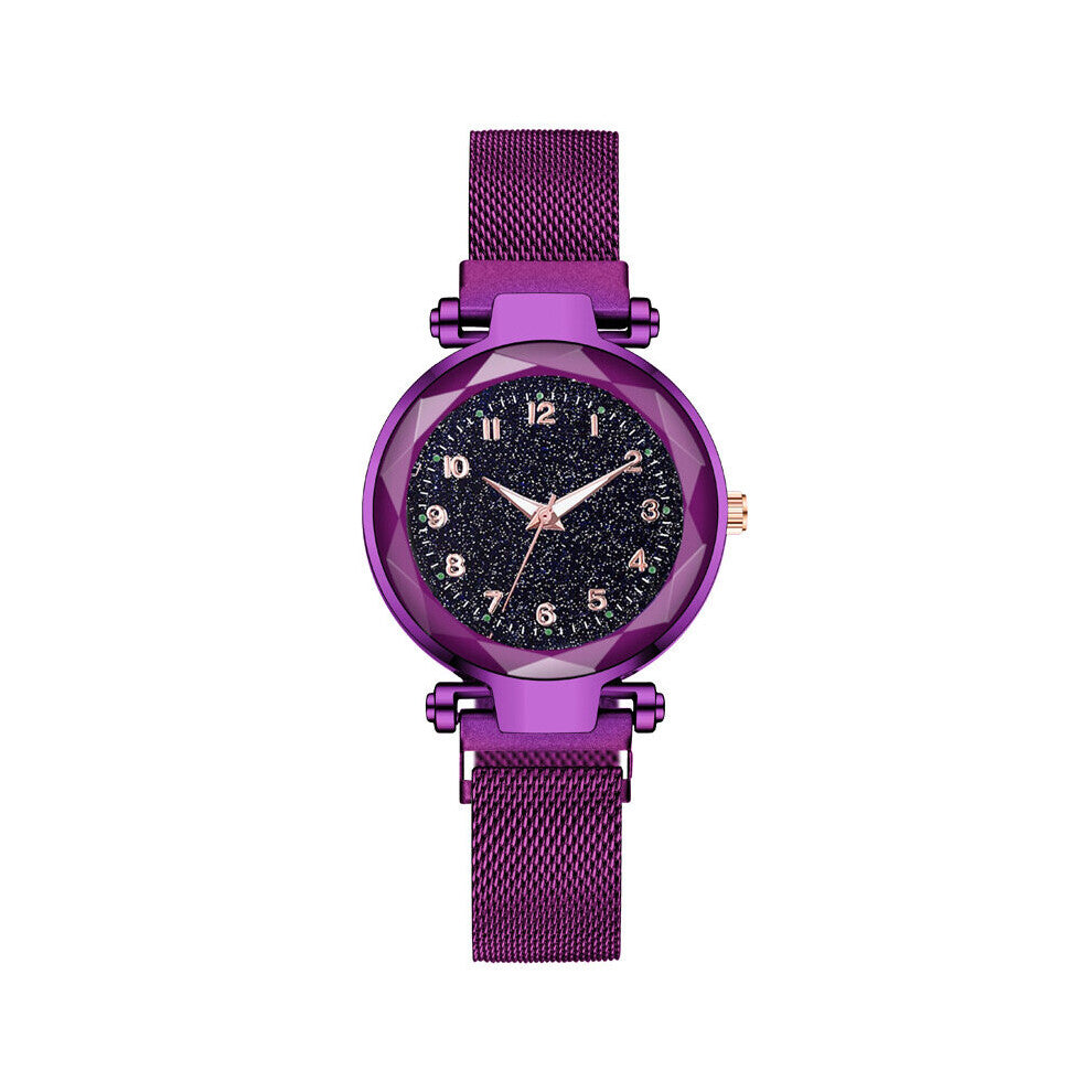 Luminous Women Watches Starry Sky Magnetic Female Wristwatch Waterproof Rhinestone Clock Relogio Feminino Montre Femme