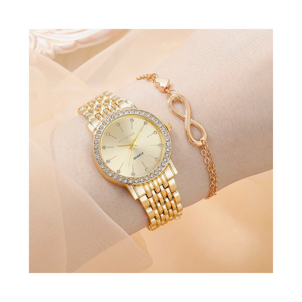 Women's Watch Stainless Steel Band Quartz Watch Dress Watch with Bracelet[Without Box]