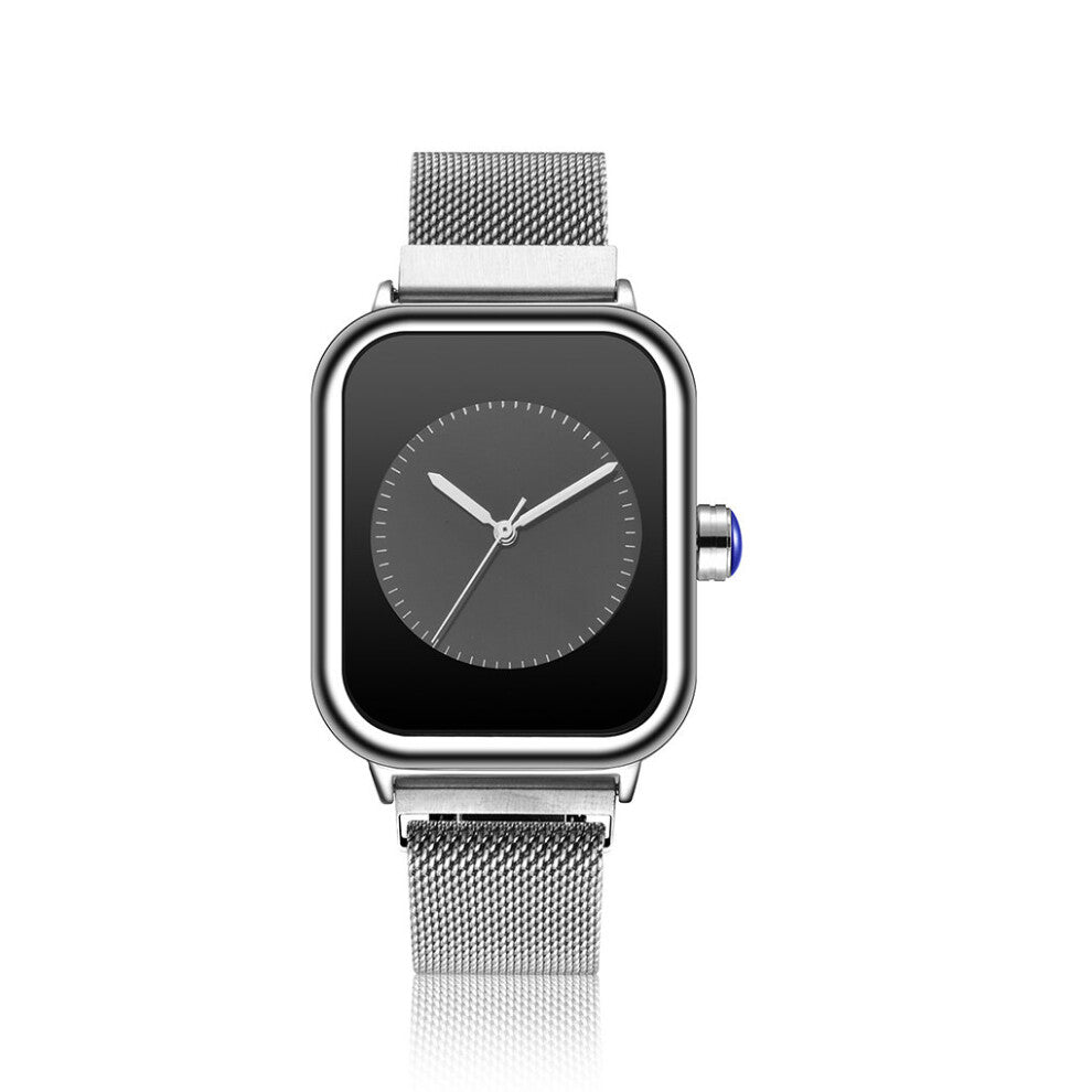 Classic Ladies Watch Strap Watches Square Minimalist Waterproof Stainless Steel Wristwatch Accessories Couple Men
