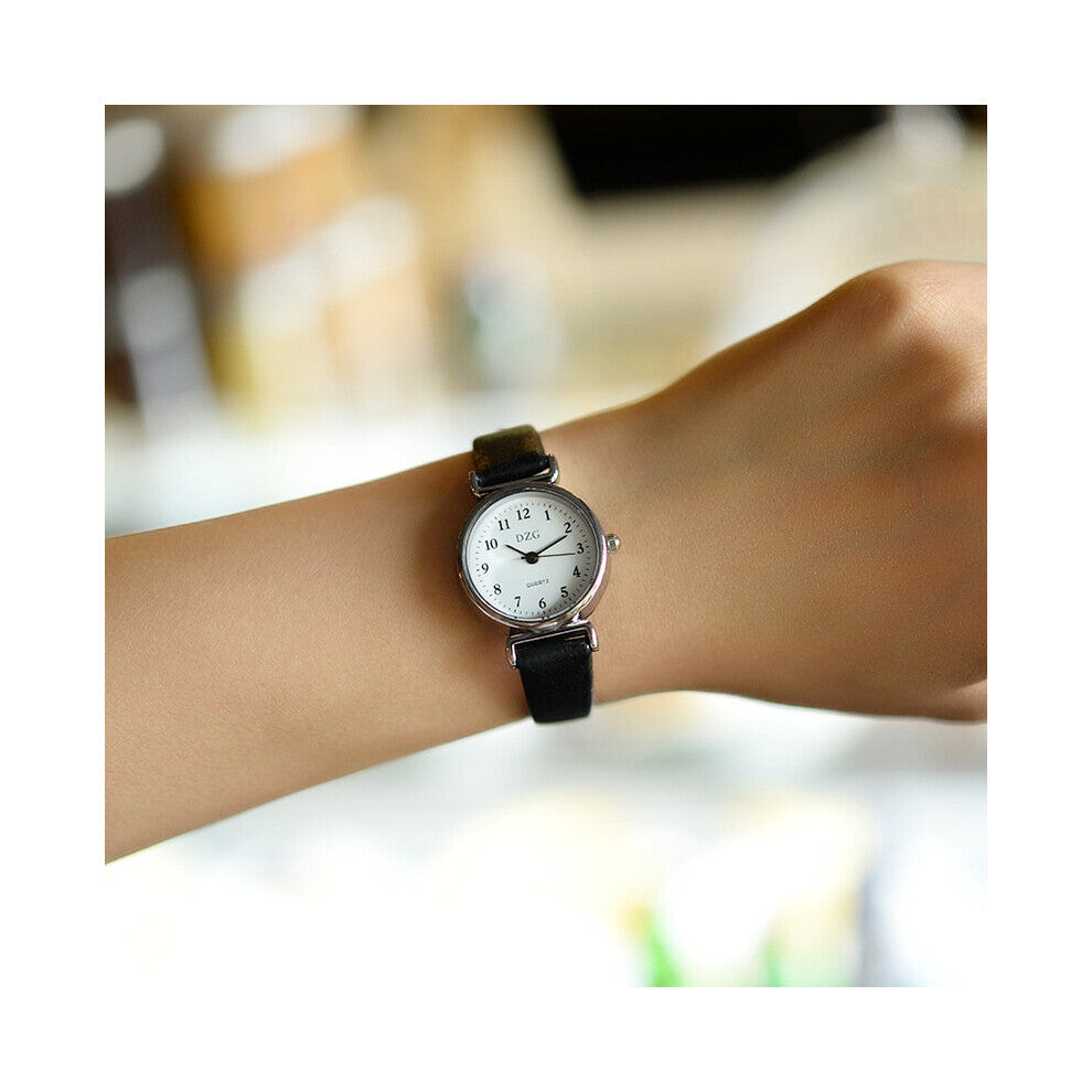 Girls Xiaoqing all-match watch female students version of the digital face casual retro watch
