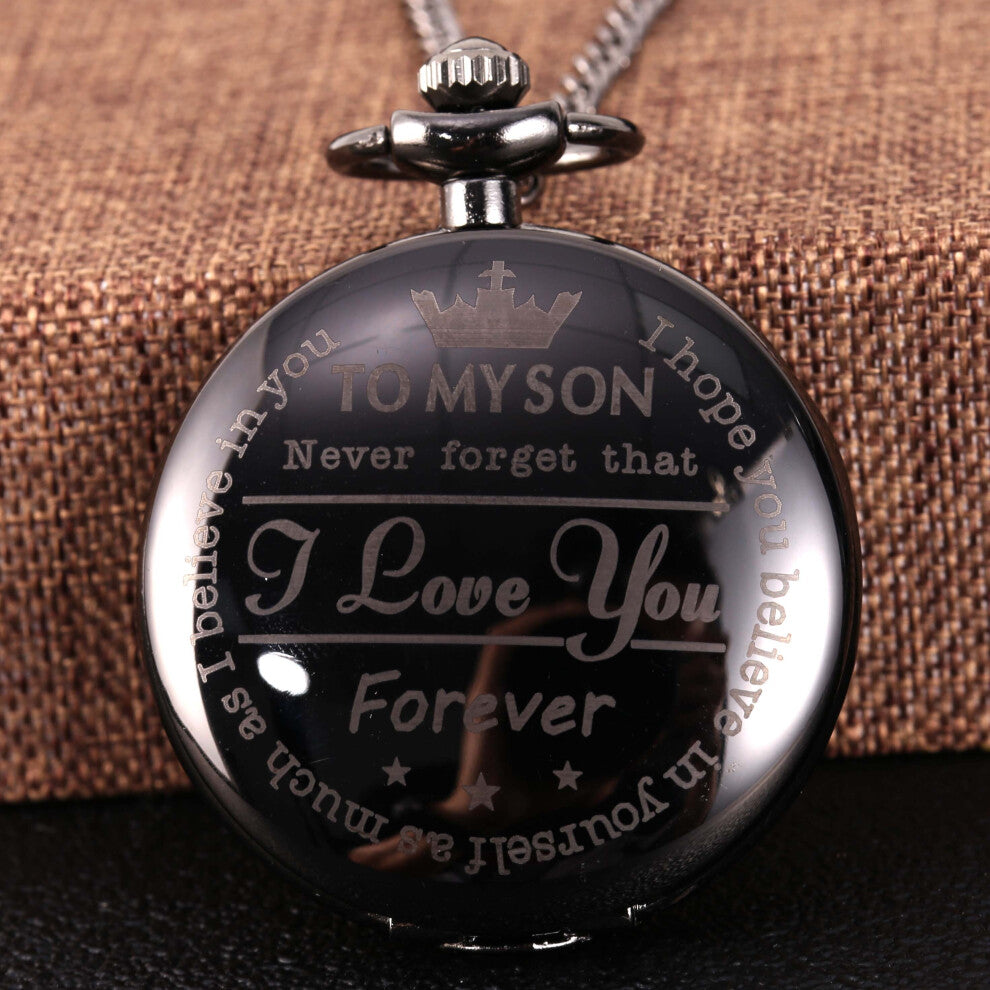 glossy English letters to send holiday large pocket watch