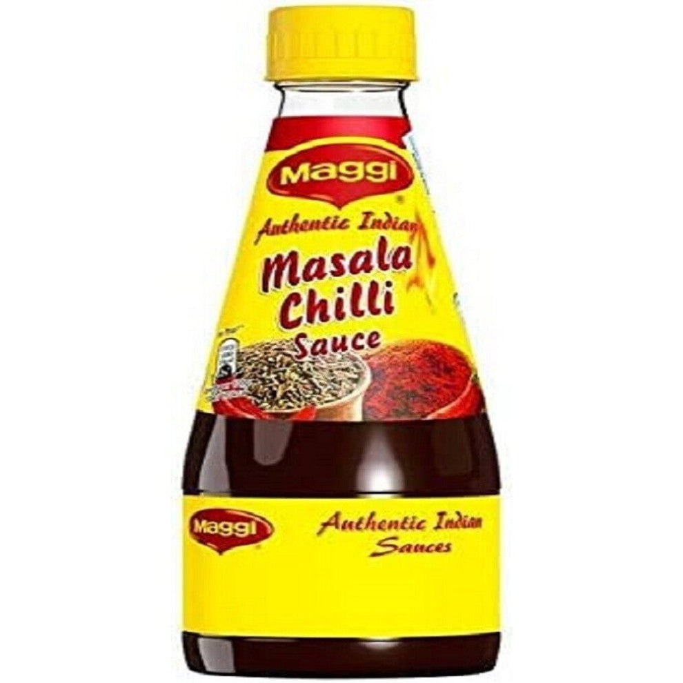 Maggi Masala Chilli Sauce 400gram(Pack of 1)- Blend of Tomato & Chilli