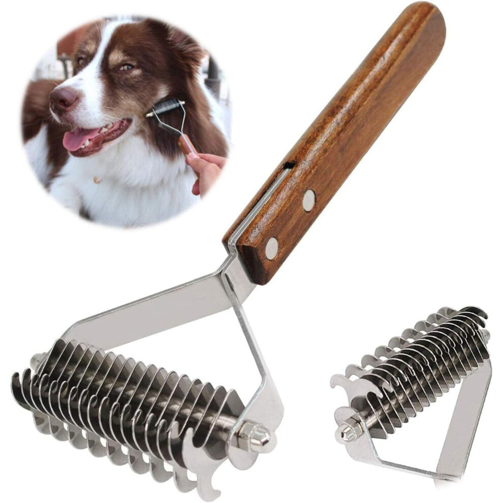 Pet Undercoat Raker Pet Grooming Brush Hair Removal Tool