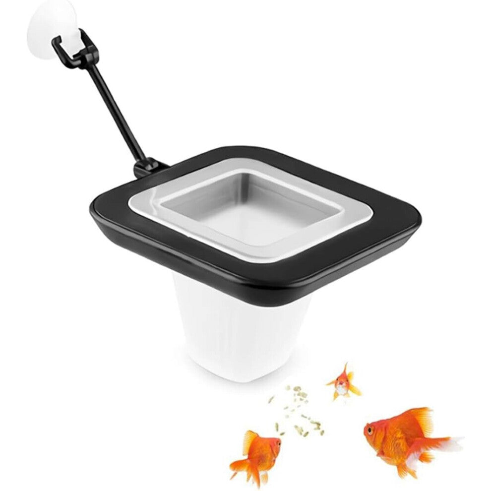 Aquarium Food Feeder Ring with Suction Cup Easy to Install