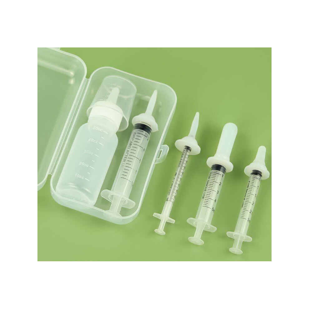 Kitten feeder pacifier needle tube type feeding device for newborn pets