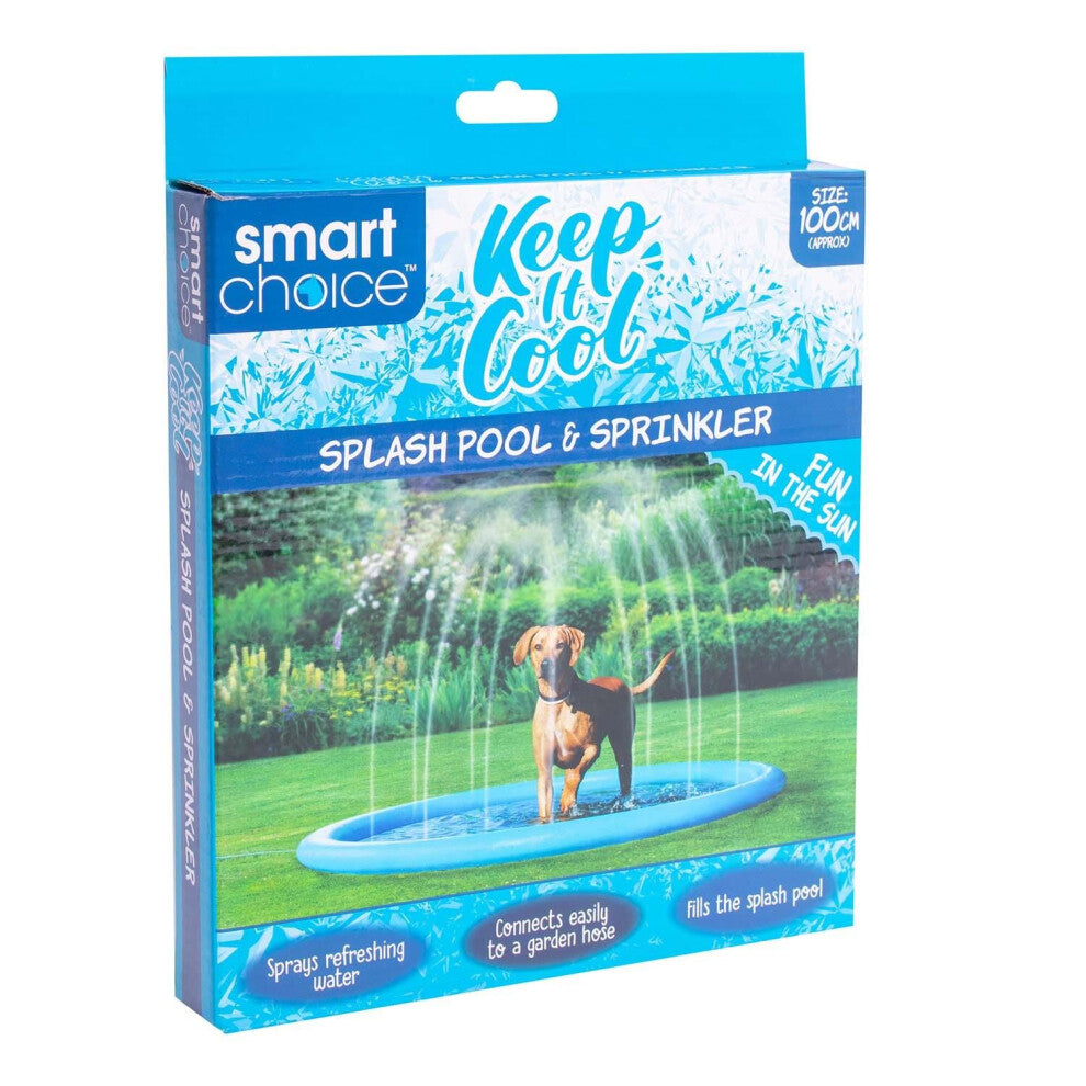 Outdoor Splash Pool Sprinkler Pad Dogs Puppies Pet Cooling