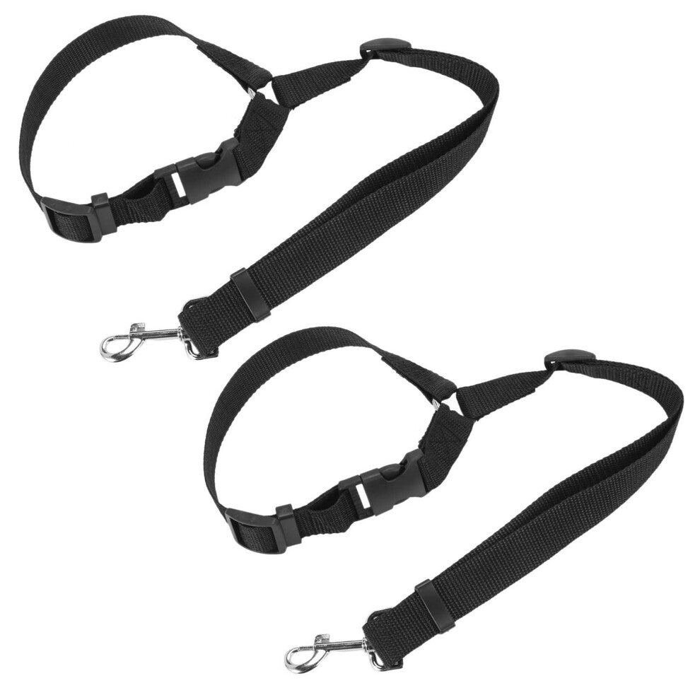 2X Pet Safety Adjustable Car Belt Harness Leash Travel Clip Strap Lead